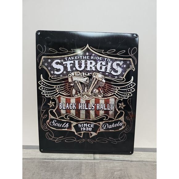 Take a ride to STURGIS BLACK HILLS RALLY South Dakota • 15x12 Metal Sign [U] - Picture 2 of 9